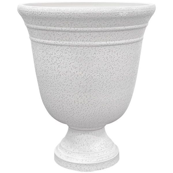 Classic Home & Garden Classic Home & Garden 19.5 in. H X 16 in. D Plastic Westpoint Urn Planter White 419P-598R - main